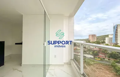 Apartamento com 2 quartos à venda na avenida oceânica, 8848, praia do morro, guarapari por r$ 630.000