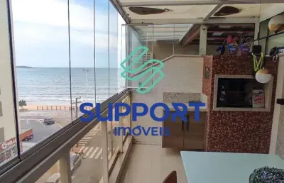 Apartamento com 3 quartos à venda na avenida beira mar, 1842, praia do morro, guarapari por r$ 1.200.000