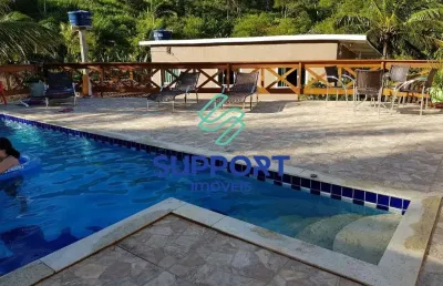 Chácara / sítio com 7 quartos à venda na rua das flores, 1, cachoeirinha, guarapari por r$ 750.000