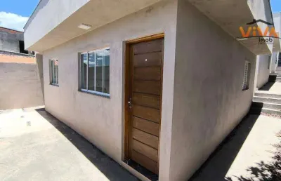 Casa térrea individual 2 dormitórios  r$ 220.000 - jardim alegria - francisco morato/sp