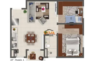 Apartamento com 2 dormitórios à venda, 40 m² por r$ 250.000,00 - laranjeiras - caieiras/sp