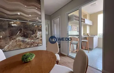Apartamento com 2 dormitórios à venda, 54 m² por r$ 350.000,00 - reserva centenária - santa bárbara d'oeste/sp