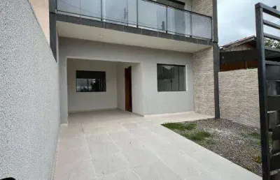 So1076 sobrado com 3 quartos à vendano bairro estados - fazenda rio grande/pr