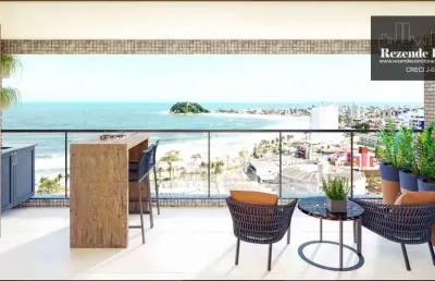 Cobertura com 4 quartos a venda em guaratuba com vista para o mar