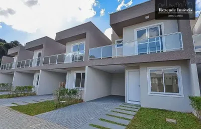 Sobrado em condomínio 3 quartos  à venda - campo comprido - curitiba/pr