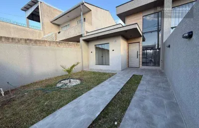 Casa com 3 dormitórios à venda, 60 m² por r$ 350.000,00 - gralha azul - fazenda rio grande/pr