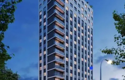 Apartamento novo com 1 dormitório à venda, 33 m² por r$ 379.900 - centro - curitiba/pr