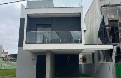 Sobrado em condominio fechado com 3 dormitórios à venda, 116 m² por r$ 1.170.000 - santa cândida - curitiba/pr