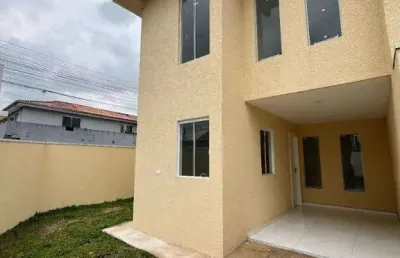 Sobrado novo com 2 dormitórios à venda, 59 m² por r$ 349.900 - tatuquara - curitiba/pr
