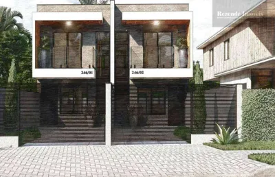 Sobrado com 3 dormitórios à venda, 82 m² por r$ 460.000 - caiuá - curitiba/pr