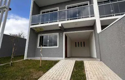 Sobrado de esquina, com 3 dormitórios à venda, 87 m² por r$ 595.000 - alto boqueirão - curitiba/pr
