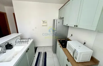 Apto mobiliado, ar condicionado, chapada das tulipas, 02 quartos. valor 2.850,00