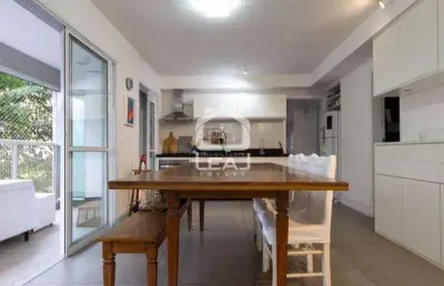 Apartamento inteiramente mobiliado à venda, vila andrade/morumbi, 84 m², 2 suítes, lavabo e 1 vaga