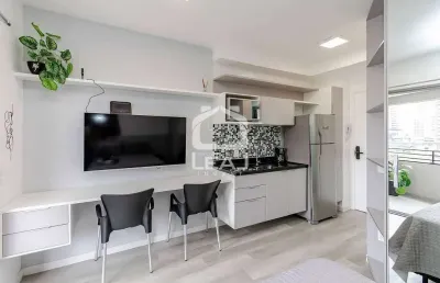 Studio para venda ( r$ 550.000,00 )  e locação ( r$ 4.225,00 ), 1 dormitório, jardim das acácias, s