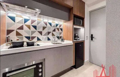 Studio com 1 dormitório para alugar, 24 m² por r$ 4.963,11/mês - pinheiros - são paulo/sp