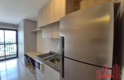 Apartamento studio mobiliado para locação com 1 dormitório, com 26 m² - pinheiros
