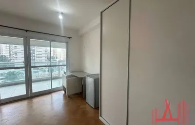 Apartamento studio mobiliado para locação com 1 dormitório, 1 vaga de garagem, com 32 m² - pinheiros