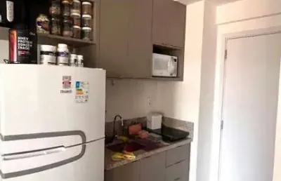 Apartamento studio mobiliado à venda ou locação com 1 dormitório, com 27 m² - vila pompéia