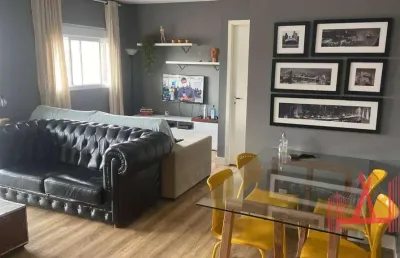 Apartamento mobiliado para locação com 1 dormitório, 1 vaga de garagem, com 67 m² - chácara klabin