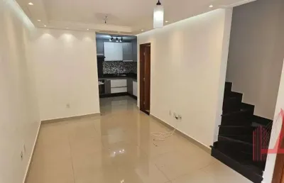 Sobrado em condomínio fechado à venda com 2 dormitórios, 2 vagas de garagem, com 65 m² - vila isolina mazzei