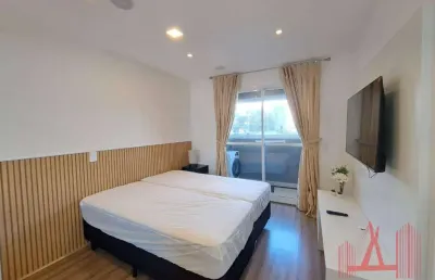 Apartamento stúdio mobiliado para locação com 1 dormitório, com 23 m² - belém