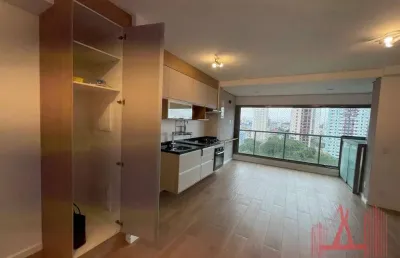 Apartamento semimobiliado para locação com 1 dormitório, 1 vaga de garagem, com 45 m² - vila clementino