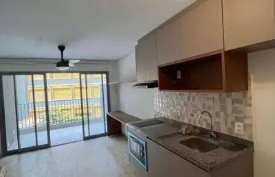 Apartamento studio semimobiliado, para locação com 1 dormitório, com 30 m² - vila madalena