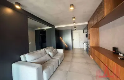 Apartamento à venda ou locação com 1 dormitório, 2 vagas de garagem, com 70 m² - itaim bibi