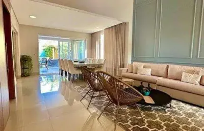 Casa sobrado com 3 dormitórios à venda,  condominio alphaville ii280 m² por r$ 3.000.000,00 - jardim itália - cuiabá/mt
