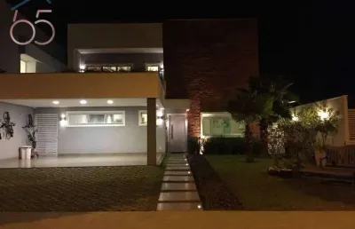 Sobrado no condomínio florais dos lagos com 3 dormitórios à venda, 266 m² por r$ 3.800.000,00 - av.