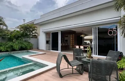 ️casa térrea mobiliada no condomínio florais dos lagos️
