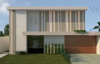 Linda casa sobrado no condominio florais cuiabá-mt, com 470m2