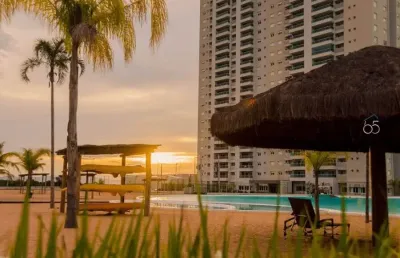 Apartamento locação no condomínio brasil beach  andar alto