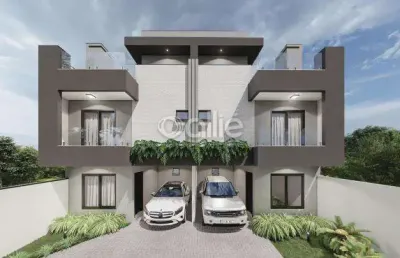Casa em condomínio fechado com 3 quartos à venda na rua antônio jonque filho, uberaba, curitiba, 119 m2 por r$ 749.000