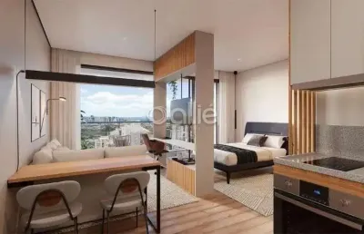 Apartamento com 1 quarto à venda na rua governador agamenon magalhães, cristo rei, curitiba, 33 m2 por r$ 461.100