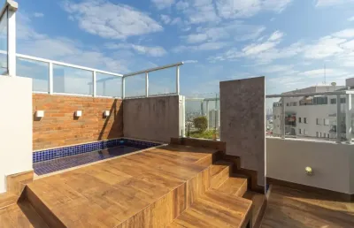Cobertura duplex de 176 m², 3 dormitórios (1 suíte e closet), piscina, churrasqueira e 3 vagas