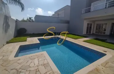 Casa sobrado com três suites a venda no bairro parque brasil 500- cond. villa lobos - paulínia sp