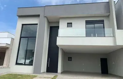 Casa terrea com quatro suites a venda no parque brasil 500- cond. santorini - paulínia sp