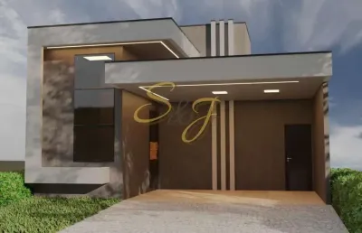 Casa terrea com três quartos a venda no bairro são  bento- cond.terras da estância - paulínia sp
