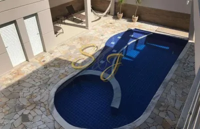 Casa sobrado com três suites a venda no parque brasil 500- cond. villa lobos - paulínia sp