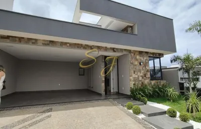 Casa terrea com três suites a venda no parque brasil 500- cond. santorini - paulínia sp