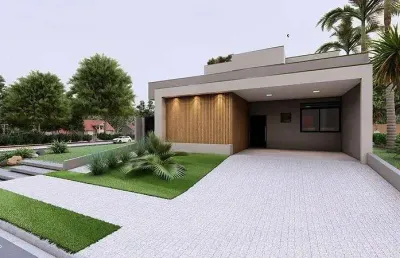 Casa terrea com três suites a venda no parque brasil 500- cond. santorini - paulínia sp