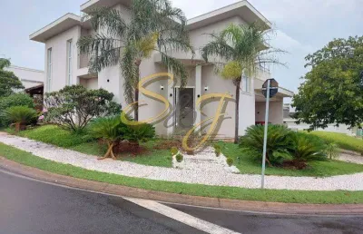 Casa sobrado com três suites locação no bairro parque brasil 500- cond.villa lobos - paulínia sp