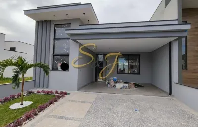 Casa terréa com duas suítes e escritório no cond. terras da estancia-paulínia -sp