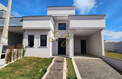 Casa arquitetura neoclásica com 3 dormitorios, suíte master com closet no cond. terras da estancia - paulínia-sp