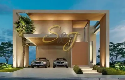 Casa terrea com quatro suites a venda no parque brasil 500- cond. santorini - paulínia sp