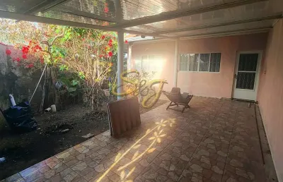 Excelente casa a venda de esquina, com 2 dormitórios, sendo uma suíte, bairro jardim santa monica ao lado do campo dos amarais, paulínia/sp