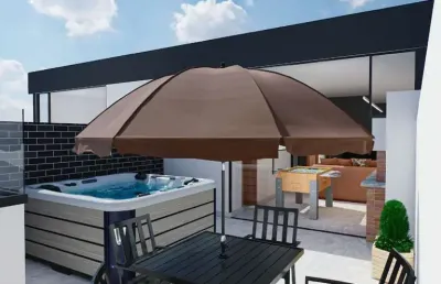 Lançamento sobrado à venda, jardim bela vista, santo andré, sp, 3 suítes, 140², ponto para jacuzzi