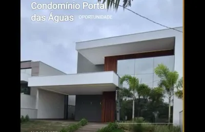 Casa para venda em umuarama, condomínio portal das águas, 3 dormitórios, 3 suítes, 1 banheiro, 2 vagas