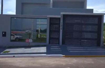 Casa nova para venda em umuarama, jardim português próximo ao mercado atacadão, 3 dormitórios, 1 suíte, 2 banheiros, 2 vagas